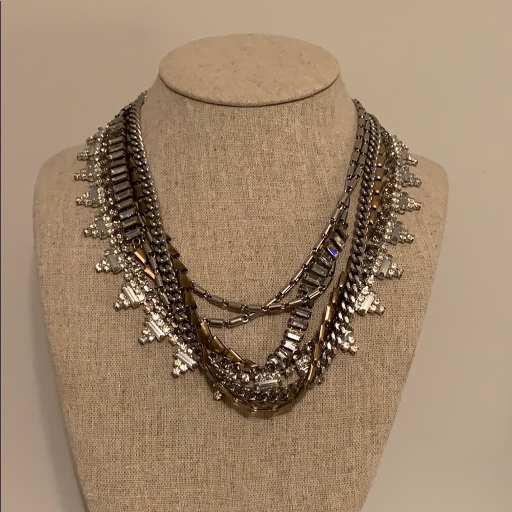 Stella & Dot Sutton Necklace Mixed Metal